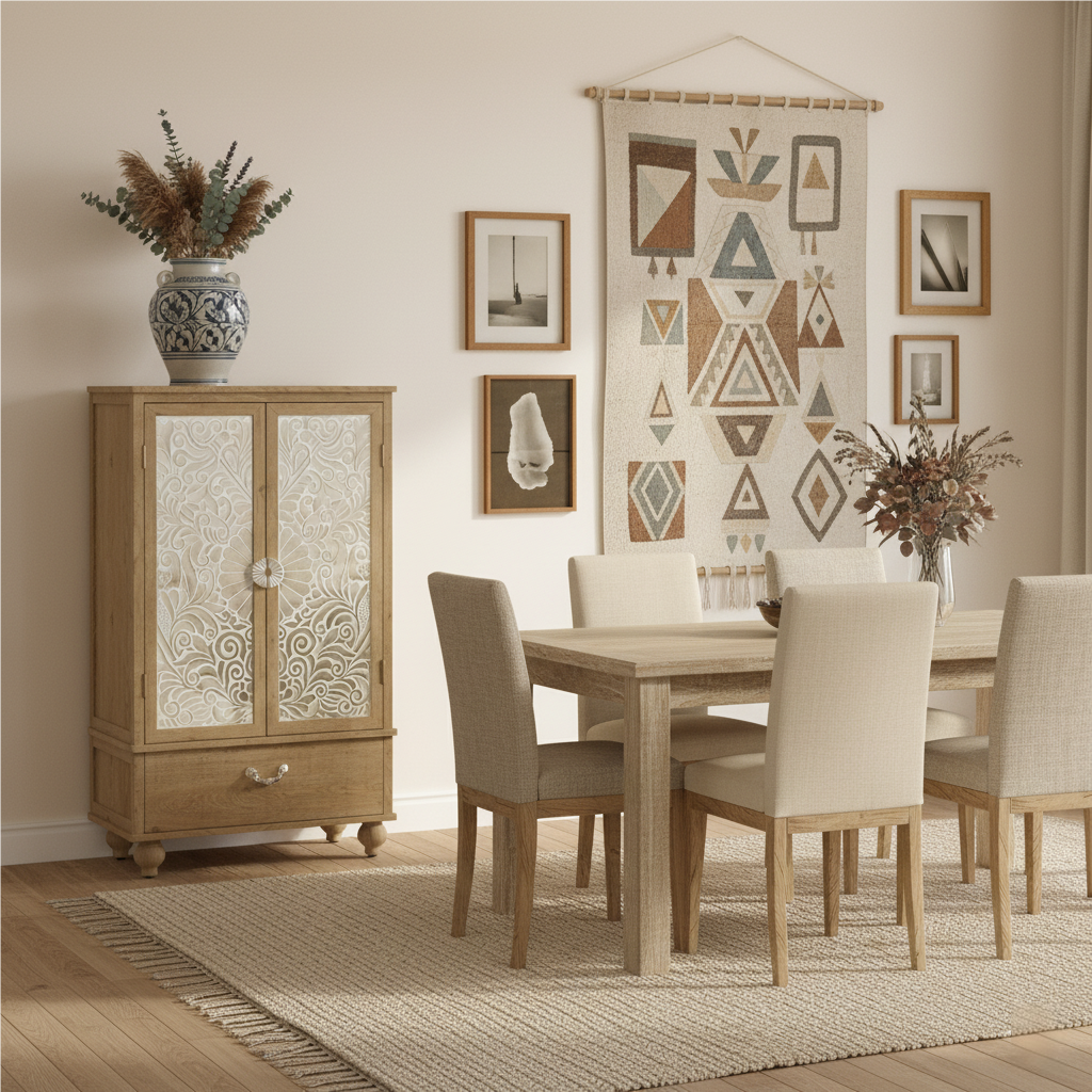 Lustra Fleur 2-Door 1-Drawer Chest